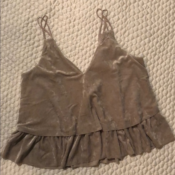 aerie Tops - BNWT Crushed Velvet Top